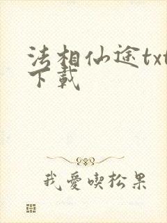 法相仙途txt下载
