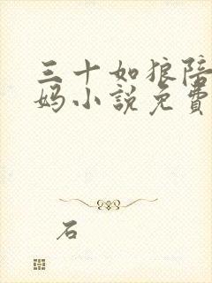 三十如狼陪读妈妈小说免费阅读