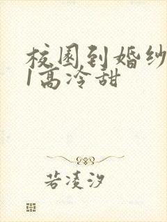 校园到婚纱1V1高冷甜