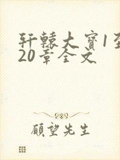 轩辕大宝1至720章全文