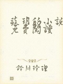 苏玥的小说全文免费阅读