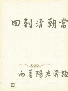 回到清朝当王爷