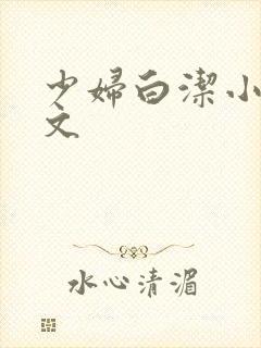 少妇白洁小说全文