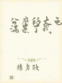 公么的大龟强大满足了我