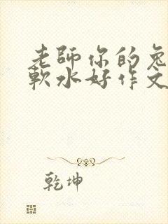 老师你的兔子好软水好作文免费阅读