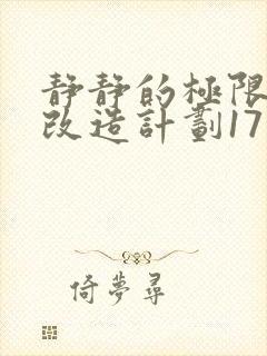 静静的极限自我改造计划17