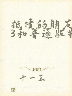 抵债的朋友麦子3和普通版对比