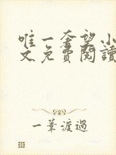 唯一奢望小说全文免费阅读