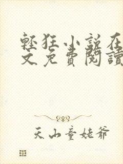 轻狂小说在线全文免费阅读