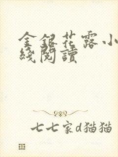 金银花露小说在线阅读