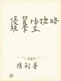 优质rb攻略系统李立