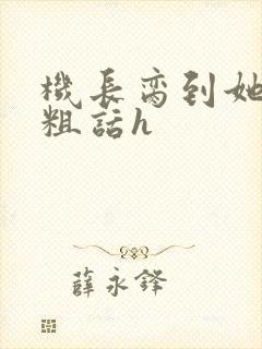 机长脔到她哭h粗话h