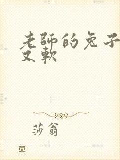 老师的兔子又大又软