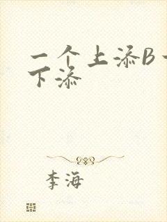 一个上添B一个下添