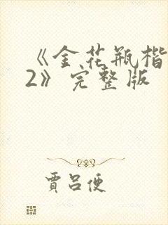 《金花瓶楷梅花2》完整版