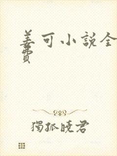 姜可小说全文免费