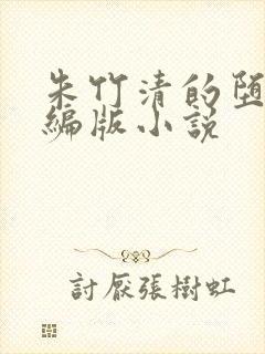 朱竹清的堕落改编版小说