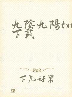 九阴九阳txt下载