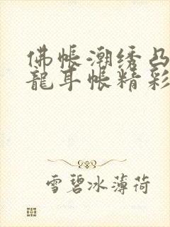 佛帐潮绣凸浮双龙耳帐精彩片段