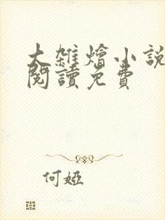 大杂烩小说全集阅读免费