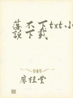 落不下txt小说下载