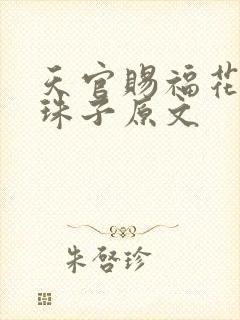 天官赐福花怜塞珠子原文