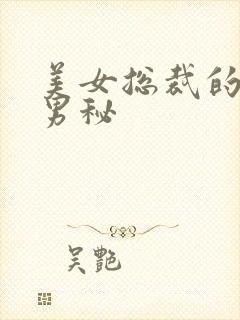 美女总裁的贴身男秘