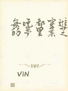 每晚都穿进男神的梦里叶芝琴小说封面