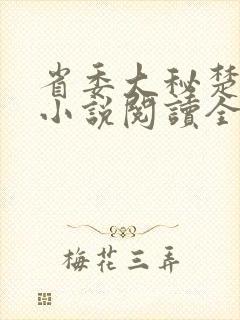 省委大秘楚东恒小说阅读全文