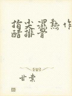 指尖湿热作者糖醋排骨