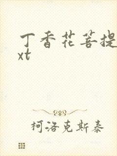 丁香花菩提树txt