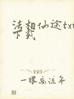 法相仙途txt下载