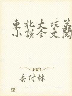 东北大坑第二部小说全文阅读