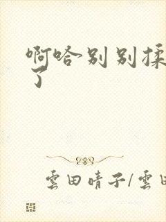 啊哈别别揉那处了