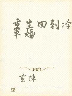 重生回到冷战前军婚