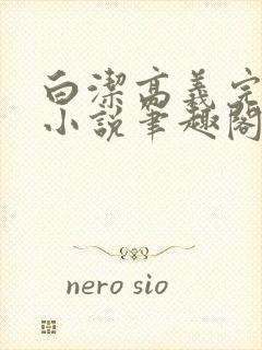 白洁高义完整版小说笔趣阁