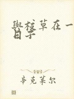 与校草在一起的日子