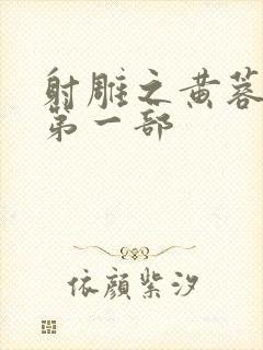 射雕之黄蓉新传第一部