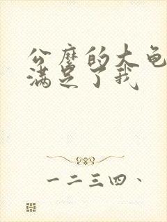 公么的大龟强大满足了我