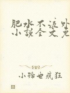 肥水不流外人田小说全文免费阅读1