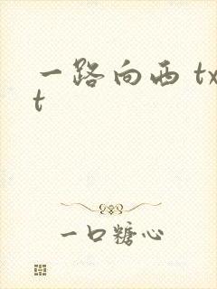 一路向西 txt
