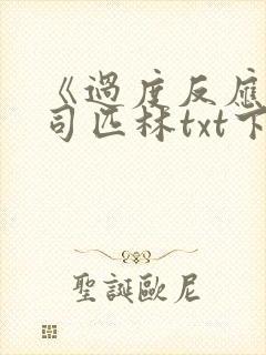 《过度反应》阿司匹林txt下载封面