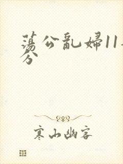 荡公乱妇11部分
