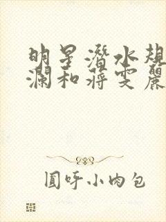 明星潜水规则杨澜和蒋雯丽