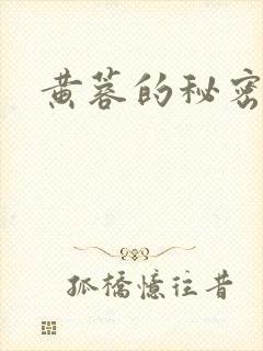 黄蓉的秘密