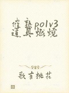 催熟po1v3道具燃烧