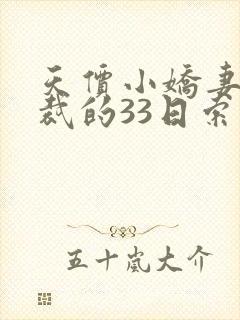 天价小娇妻,总裁的33日索情全文免费