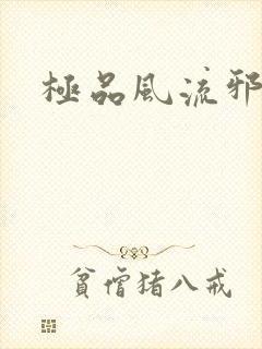 极品风流邪少封面