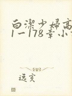 白洁少妇高义第1一178章小说