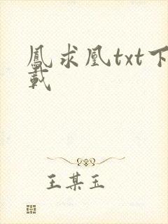 凤求凰txt下载